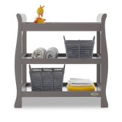 OBABY Stamford Open Changing Unit Taupe Grey
